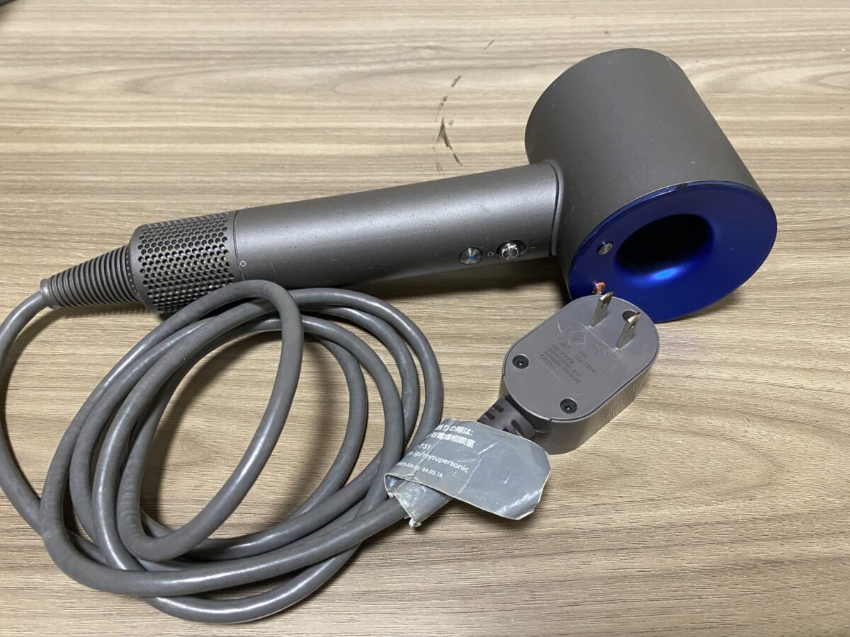 修理受付】dyson HD01 ダイソン ドライヤー 断線修理 承ります☆修理跡 